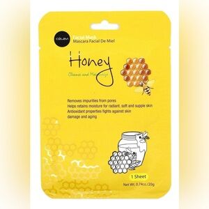 Honey Facial Mask - Hydrating Honey Sheet Mask (Yellow)
